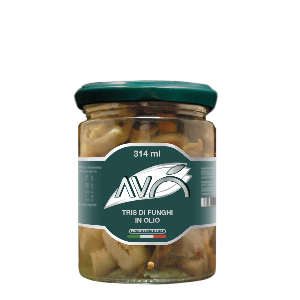 TRIS DI FUNGHI IN OLIO